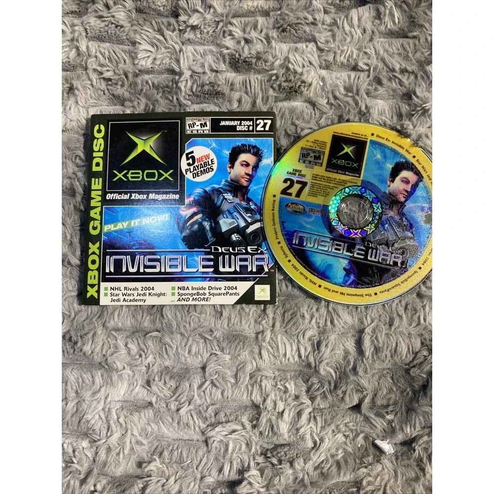 XBOX Magazine Demo Discs - Lot Of  8 Games Quake, King Kong, Final Fantasy, Doom